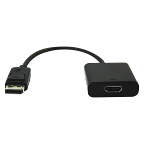 Volkano Port series DisplayPort to 4K HDMI converter 10cm -  black