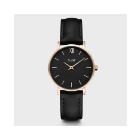 Watch Minuit Rose Gold - Black/Black