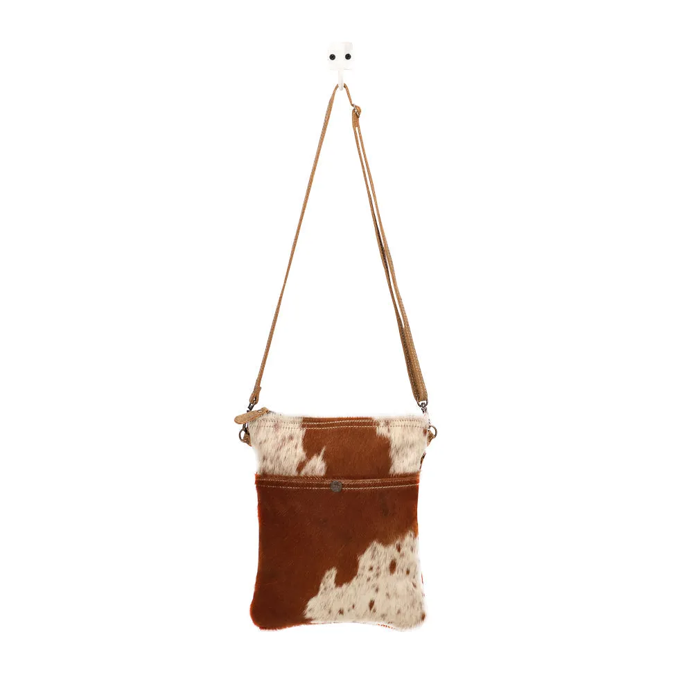 White & Cocoa Small And Cross Body Bag