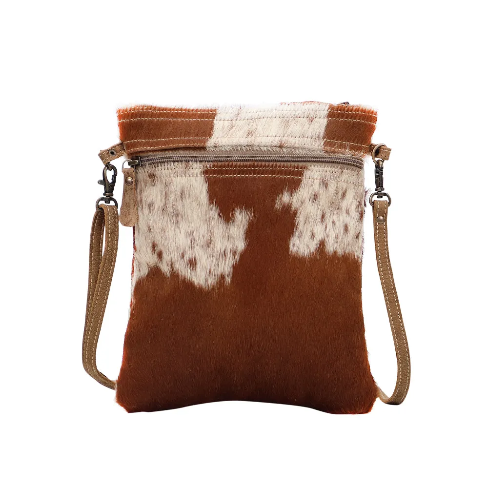 White & Cocoa Small And Cross Body Bag