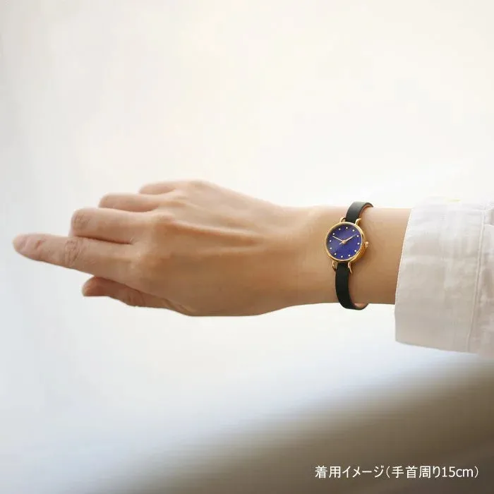 Women's Wristwatch - Azurite (Azure Color), Japanese handmade wrist watch