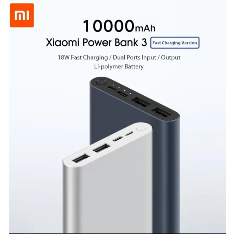 XiaoMi 10000mAh 18W Fast Charging Power Bank 3