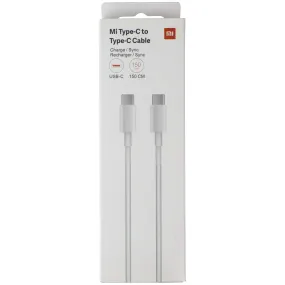 Xiaomi Mi (1.5M) USB-C to USB-C Charge and Sync Cable - White