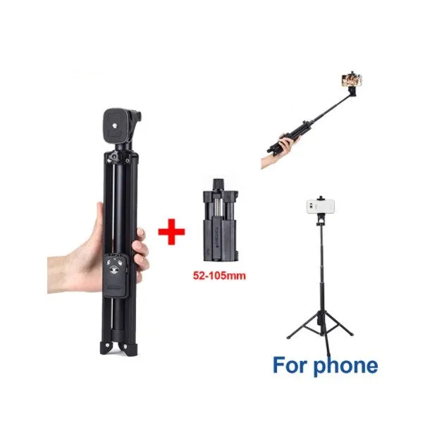 Yunteng VCT-1688 Mini Tripod 3 in 1 Monopod Phone Selfie Stick Bluetooth Timer