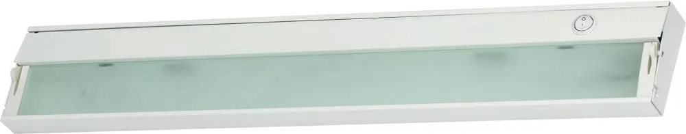 Zeelite 3 Lamp Cabinet Light In White and Diffused Glass